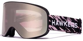 Slēpošanas aizsargbrilles Hawkers Artik Small, 97 mm, melna krās./rozā krās.