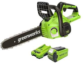 Аккумуляторная цепная пила Greenworks g40cs30 Gen II, 30 см