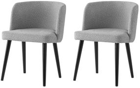 Toolide komplekt Kalune Design Soft 4112 V2 974NMB1918, matt, must v./hall v., 57 cm x 57 cm x 81 cm, 2 tk