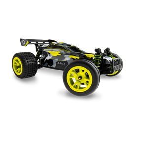 Rc automašīna Overmax, 1:18, dzeltena krās./pelēka krās.