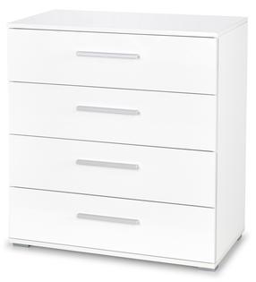 Komoda Lima KM-3, balta, 40 cm x 77 cm x 82 cm