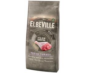 Sausas šunų maistas Elbeville Fit And Slim Condition Fresh Turkey, kalakutiena, 11.4 kg