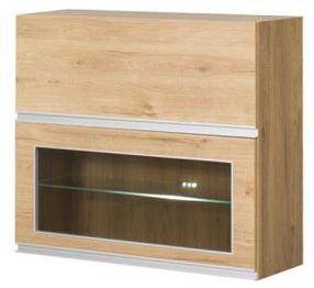 Viršutinė virtuvinė spintelė Bodzio Monia, ruda, 80 cm x 31 cm x 72 cm