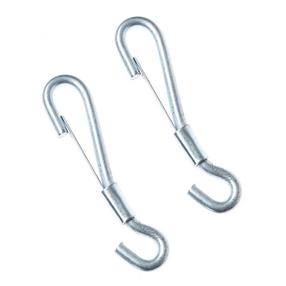 Karabīne Haushalt ZN, 2DD, cinkots, metāls, 13 cm, Ø 0.6 cm, 2 gab.