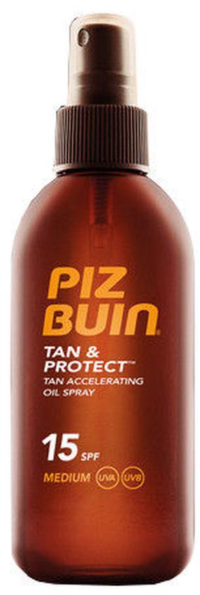 Sauļošanās eļļa Piz Buin Tan & Protect SPF15, 150 ml