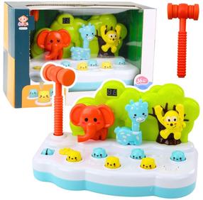 Spēle Lean Toys Whack A Mole, 14 cm, daudzkrāsaina
