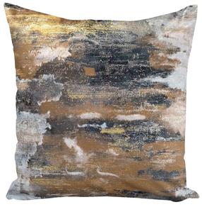 Dekoratyvinės pagalvėlės užvalkalas Mariall J-289, garstyčių sp./pilka sp., 50 cm x 60 cm