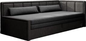 Sofa Fulgeo Poco 4, Poco 10, pilka sp., dešininė, 82 x 214 cm x 77 cm