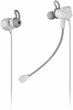 Проводная игровая гарнитура Mars Gaming MIHXW Haptic Sense, белый цв.