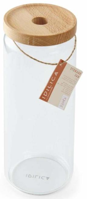 Lielapjoma produktu konteiners Kitchen Craft Idilica, 1.3 l, caurspīdīga krās.