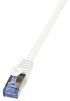 Vads Logilink CAT 6a S/FTP RJ-45 8P8C, RJ-45 8P8C, 50 m, balta krās.