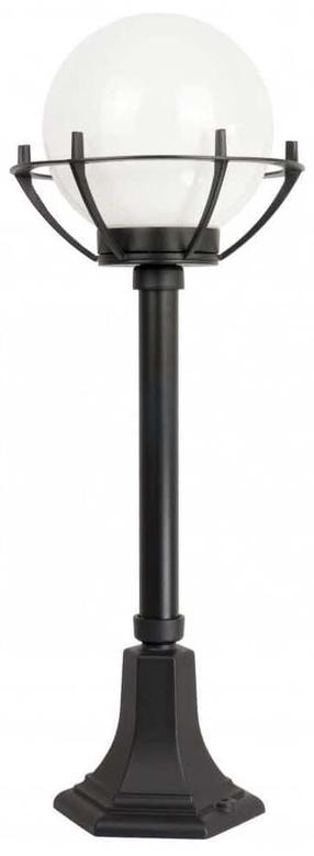 Pastatomas lauko šviestuvas Su-Ma Kule, 60W, E27, IP43, juoda sp., 25 cm x 72 cm