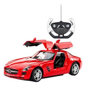 Rc автомобиль Rastar Mercedes SLS AMG 47600, 1:14, белый цв./красный цв.