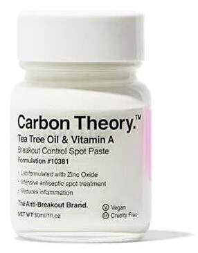 Veido pasta Carbon Theory Tea Tree Oil & Vitamin A, 30.0 ml