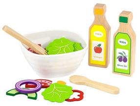 Наборы для игровой кухни, салатный набор VIGA Salad Play Set 51605