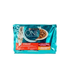 Šlapias kačių maistas Purina One Sterilcat, vištiena, 0.085 kg