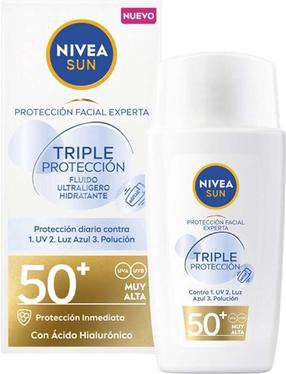 Средство для ухода за загаром Nivea Sun Triple SPF50, 40 мл