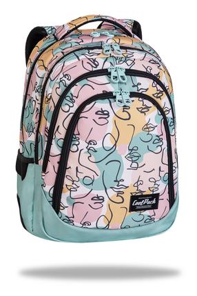 Skolas mugursoma CoolPack E10576, daudzkrāsaina, 32 cm x 48 cm x 7 cm