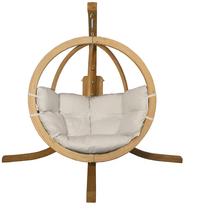 Pakabinamas krėslas Czillo Swing Pod, kreminė sp.