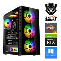 Stacionarus kompiuteris Intop RM90249WH AMD Ryzen 5 4500U, DDR4 16 GB, SSD+HDD 500 GB 2 TB, Nvidia GeForce RTX5050 8 GB GDDR6, Windows 11 Home