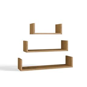 Sienas plaukts Mobi 3P, artisan oak krās., 14 cm x 20 cm x 80 cm