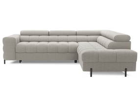 Kampinė sofa - lova Ferucce, smėlio sp., dešininė, 200 x 276 cm x 93 cm