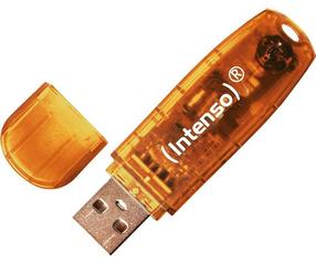 USB atmintinė Intenso Rainbow, 64 GB