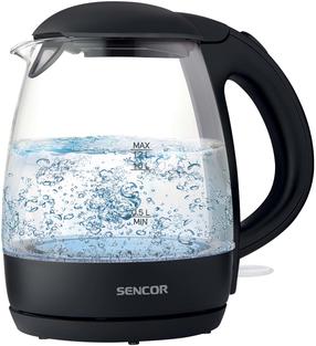Elektrinis virdulys Sencor SWK 2300BK, 1.2 l, skaidri sp./juoda sp.