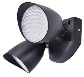 Sieninis lauko šviestuvas Lutec Shrimp, 23.5W, LED, IP54, juoda sp., 11 cm x 25.3 cm