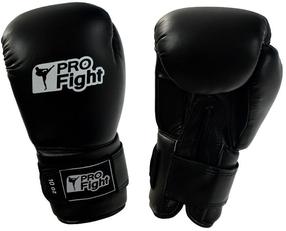Боксерские перчатки ProFight Skin Dragon, черный цв., 10 oz