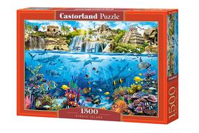 Пазл Castorland Pirate Island - Coral reef 1500 el. C-152049-2, 47 см x 68 см, 1500 шт., многоцветный
