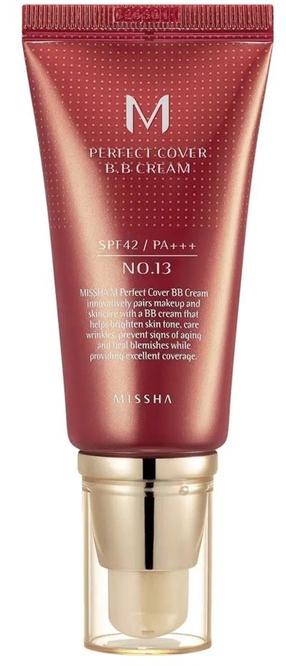 BB kreem Missha M Perfect Cover, SPF 42, bright beige v., 13, 50 ml