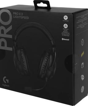 Belaidės žaidimų ausinės Logitech G Pro X 2 Lightspeed 981-001263, juoda sp.