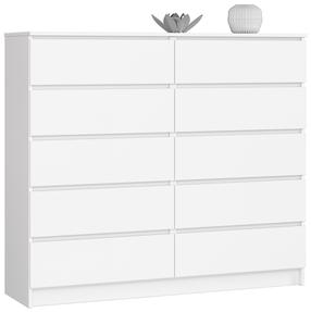 Kummut Akord K140, valge v., 121 cm x 138 cm x 40 cm