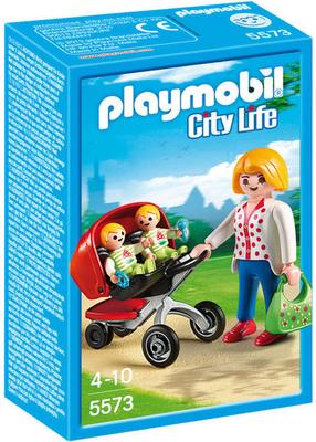Konstruktor Playmobil City Life Ema kaksikute vankriga 5573
