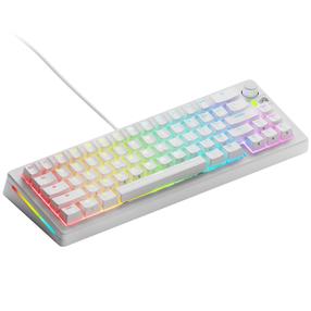 Проводная игровая клавиатура Glorious GMMK 3, Английский (US), белый цв.