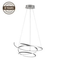 Šviestuvas kabinamas Domoletti Lotus 19058P, LED, 4500 °K, 1 x 40 W, balta sp. / sidabro sp.