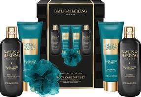 Ķermeņa kopšanas komplekts vīriešiem Baylis & Harding Body Care Gift Set Black Pepper & Ginseng, 5 gab.