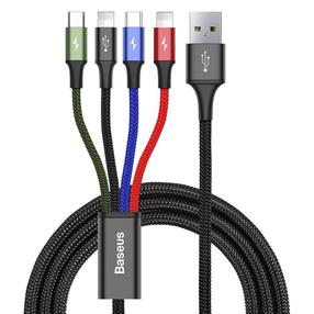 Juhe Baseus Nylon USB, Micro USB/USB/USB Type-C