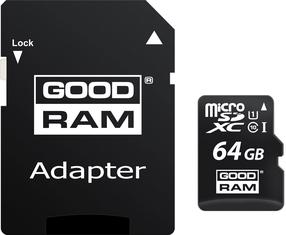 Mälukaart Goodram M1AA-0640R12, 64 GB, 100 Mb/s - 10 Mb/s