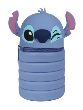 Penālis bez instrumentiem Disney Stitch 80990PTR, 12 cm x 6 cm, zila krās.