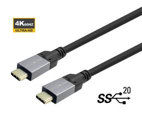 Кабель Vivolink Pro PROUSBCMM1 USB Type-C, USB Type-C, 5 м, черный цв.