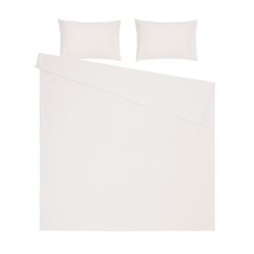 Patalynės užvalkalų komplektas Domoletti Solid BEIGE, šviesiai smėlinė, 50 x 70 cm, 200 x 220 cm, 3 d.