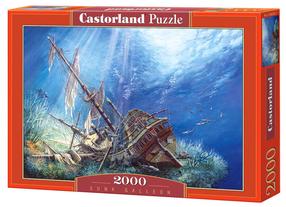 Dėlionė Castorland Sunk Galleon 2000 el. C-200252-2, 92 cm x 68 cm, 2000 vnt., įvairių spalvų
