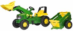 Minamas traktorius Rolly Toys John Deere, geltona sp./žalia sp.