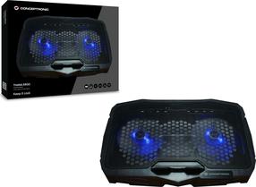Regulējams dzesēšanas statīvs klēpjdatoram Conceptronic THANA07B, 39 cm x 28 cm x 2.8 cm
