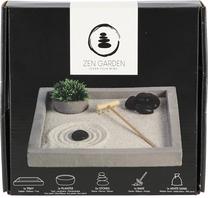 Namų dekoracija Esschert Design Square Mini Zen Garden TT229, 20 cm, pilka sp.