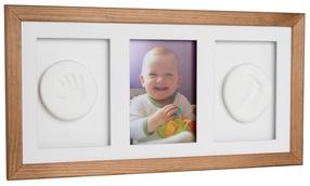 Набор для создания штампов рука / стопа Odcisk Bobasa Baby Handprint Clay With Triple Frame Br
