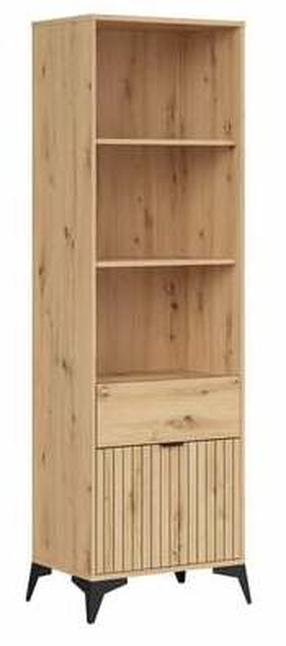 Knygų lentyna Lamea REG1D1S, ąžuolo, 60 cm x 41 cm x 197 cm