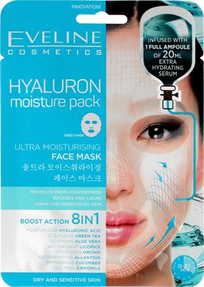 Маска для лица Eveline Hyaluron Moisture